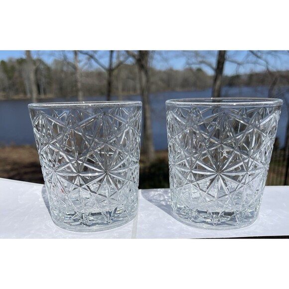 Bormioli Rocco Lounge Double Old Fashioned Whiskey Glasses Set of 2 - Picture 1 of 10